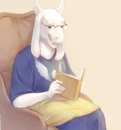 foervraengd:  goat mom reading about cool snail facts for lil