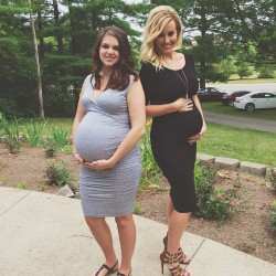 Both pregnant by the same Black guy from the same party.