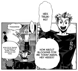 akaiamedama:  I love how Bokuto and Kuroo went from “that glasses