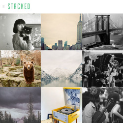 themes:  Stacked A dead simple, clean and stunning photo theme