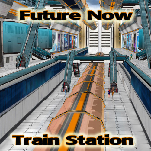 Jump on the John Hoagland train with his their new train station! A futuristic themed train station, perfect for any sci-fi scenes. This scene includes: 	Three transit tubes help keep people moving, whether it’s by futuristic train, mag-lev, or