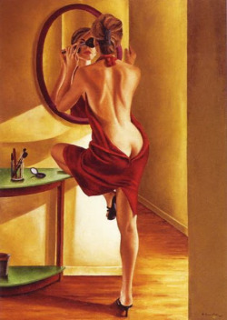 lanangon:artbeautypaintings: unknown - Annick Bouvattier