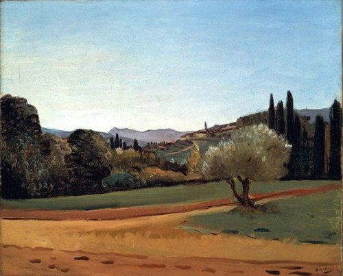 Andre Derain. Lanscape in Southern France.Â 1917-27.