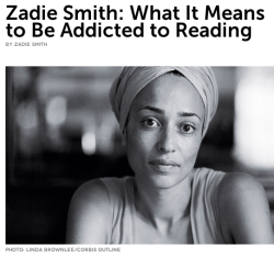 parnassusbooks:  “My name is Zadie Smith, and I am a 38-year-old