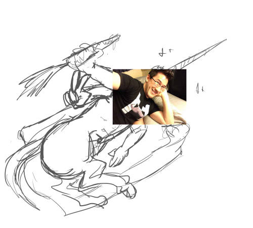 cossus:  HERE MARK.  I THINK YOU ARE A FOUR ARMED UNICORN .