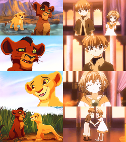 littlewolf-cherryblossom-deacti: Kiara/Kovu vs Sakura/Syaoran