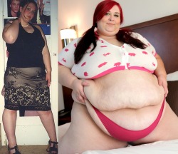 xxlgirls:  A perfect example that shows weight gain makes women