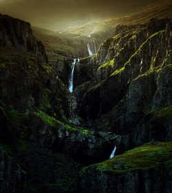 lori-rocks:The Gates of Rivendell, (Reyðarfjörður, Eastfjords,