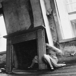 my-secret-eye:  Francesca Woodman, House 4, Providence, Rhode