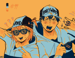 a-zebra-was-here:  thank you anon! here’s yachi and kageyama