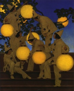 sashastergiou:  the lantern bearers - maxfield parrish - 1908