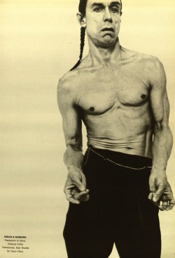 teenagedirtstache:Iggy Pop photographed by David Sims 1995 L'Uomo