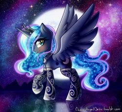the-pony-allure:Luna’s expanse by ChaosAngelDesu  <3