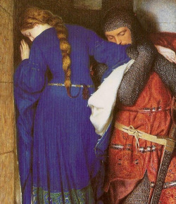 paintingses:  The Meeting on the Turret Stairs (detail) by Frederic