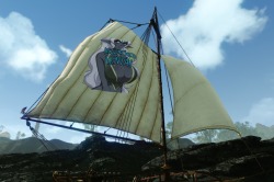 hizzacked:  My new sails in archeage hahahaha