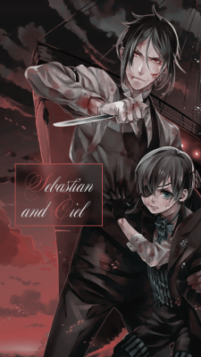 juunko-s: Sebastian & Ciel ( mobile wallpapers ) 