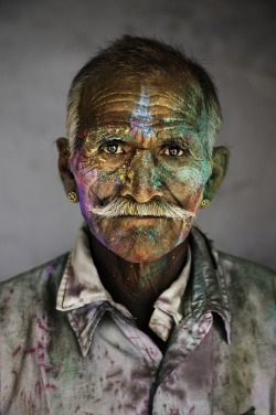 stevemccurrystudios:  This portrait was shot during the Holi