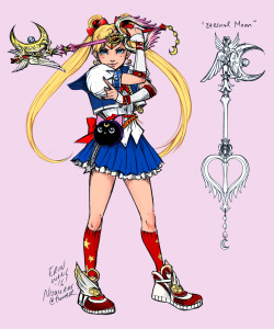 nijuukoo:     insatiablytaken said:  Sailor moon in kingdom hearts