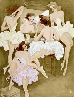 vasilyt:  Kurt Hilscher (German, 1904-1980) Revue und ballett