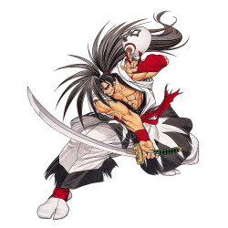 introvertedart:  qqchrystal:  Haohmaru [Samurai Shodown ] V.S Yasuo,