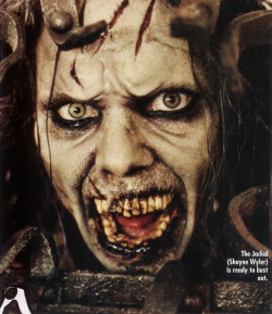 sexymonstersupercreep:  Scans from Fangoria and a photo showcasing