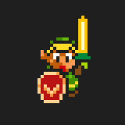 insanelygaming:  Link with the Golden Sword Prints available