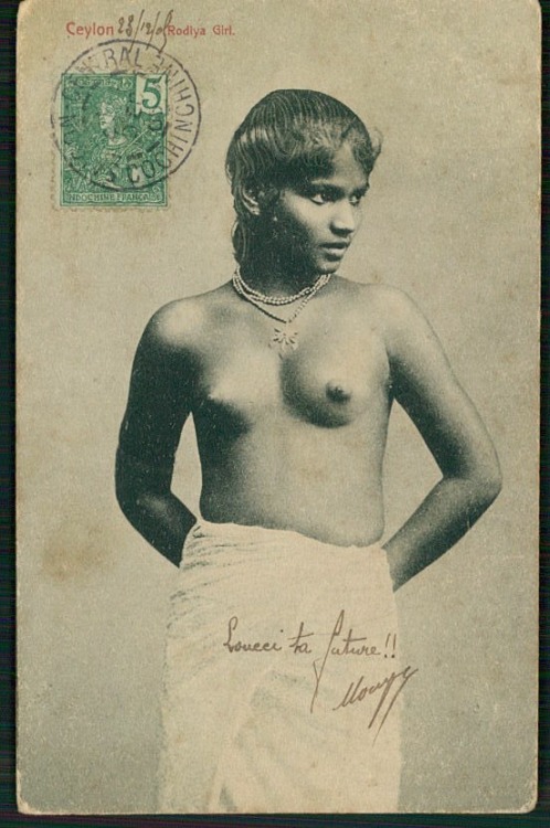   Sri Lankan Rhodiya, via Old Indian Photographs.   