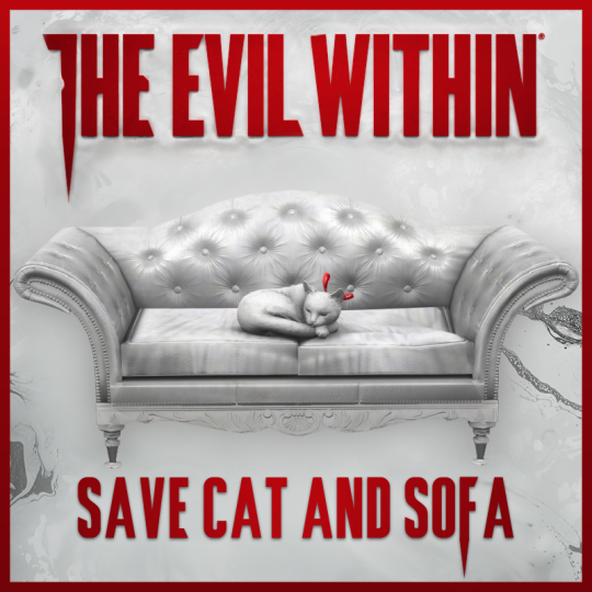 Model Release: The Evil Within - Save Cat and Sofa