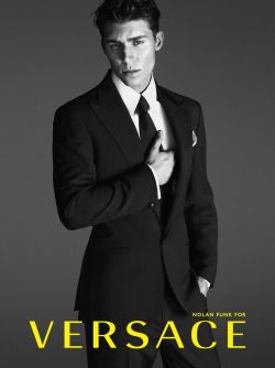 menandfashion:  VERSACE Spring/Summer 2014 campaign Nolan Funk