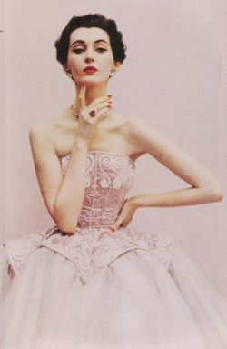  Balenciaga evening gown. Richard Avedon for Harper’s Bazaar