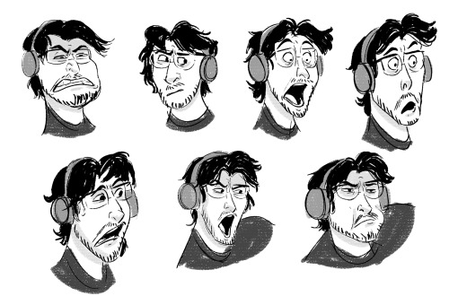 sketchinfun:  And y’all thought the Markiplier studies were done. NOPE! Gonna keep doing these till my expressions come more naturally in my drawings. I’ve noticed that my expressions are starting to improve though in my personal drawings as well