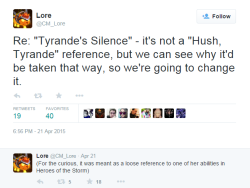 mad-maddie:  In short: The ship name of “Tyrande’s Silence”