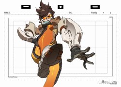 wolfsmokestudio:What if OVERWATCH comes into an anime would look