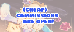 carbinks:  hey guys!! i’ve opened up commissions/changed my