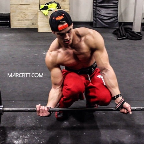 officialmarcfitt:  What a great workout! I just recorded the second workout of the upcoming “Dragon Ball” workout series. It was phenomenal, and so intense that I almost vomited during the back workout. This new series will be following our  latest,
