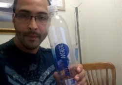 monstergodcock:  HorseHung13 compares with a SmartWater bottle.brownscorpio