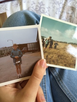 berry-bub:  found a bunch of old polaroid pics of my mum from