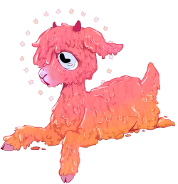 puppypillar:  goatling baby #2 (transparent!) 