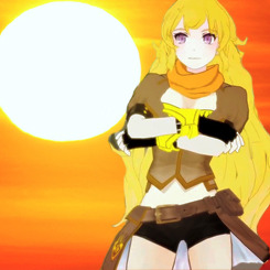 hup123hup123slapslap:  rwby & the solar system; yang + the