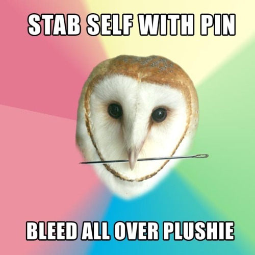 lithefider:  Crafty Advice Owl  (Voice of sewers of plush and cosplay) (Link to a blank, make your own!) 