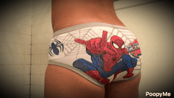 poopyme-wpb:  Here’s the other pair of new spiderman briefs.