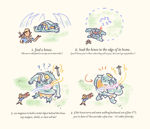 everydaylouie:how to do the hinox curse in botw, for results