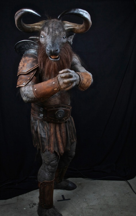 hoofedfursuits: Some hoofed movie monster suits. Couple of the minotaurs from the movie The Lion, The Witch and The Wardrobe (2005). Minotaur from the comedy Your Highness (2011) and finally from Anchorman 2 (2013), all images from the blog Monsters &