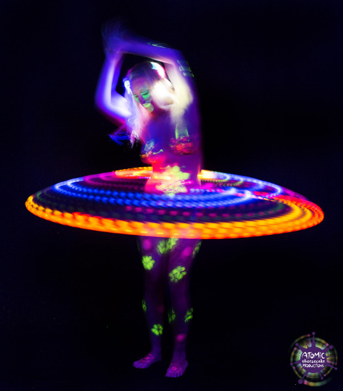 lindseywindfall:  Blacklight liquid latex & light!Â  Photos By: Ryan Suits, Atomic Cheesecake Productions 