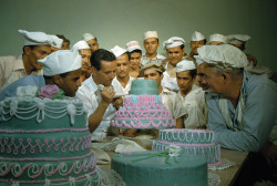 natgeofound:Former soldiers study cake decorating at a vocational