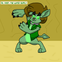 ask-wisp-the-diamond-dog:Wisp:  With this much water, you could