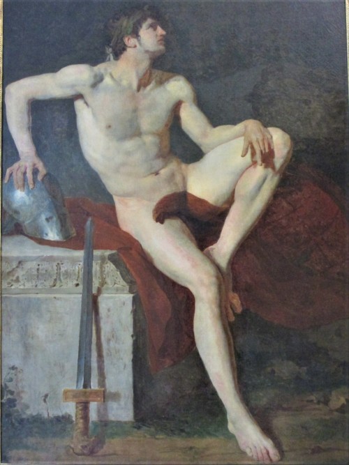 malenudeinfinearts:  charlesreeza:  Seated Gladiator by Jean-Germain