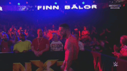 I did not expect Finn Balor’s entrance to be so seductive!