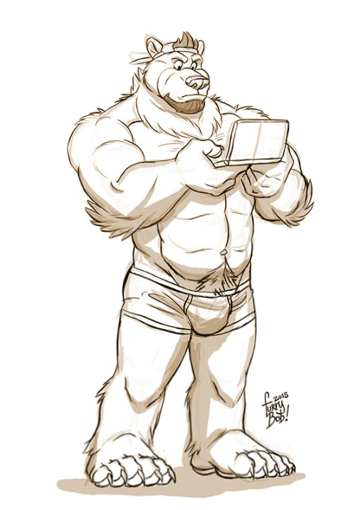 bobbylontra:Boozie Bruin sketch :)