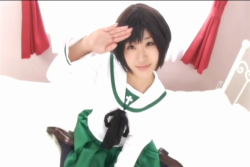 Cosplay Girl Saki Hatsumi (Girl Und Panzer) VIDEO HERE - https://www.facebook.com/photo.php?v=664274953631988